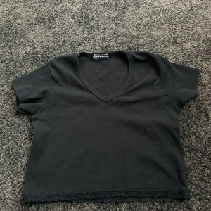 brandy lace v neck crop top